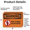 Signmission Pool Closed Do Not Enter OSHA Warning Sign, Vinyl Decal, 5in W x 3.5in L, 2PK OS-2PACK-WS-D-35-L-12772 - alternate 5